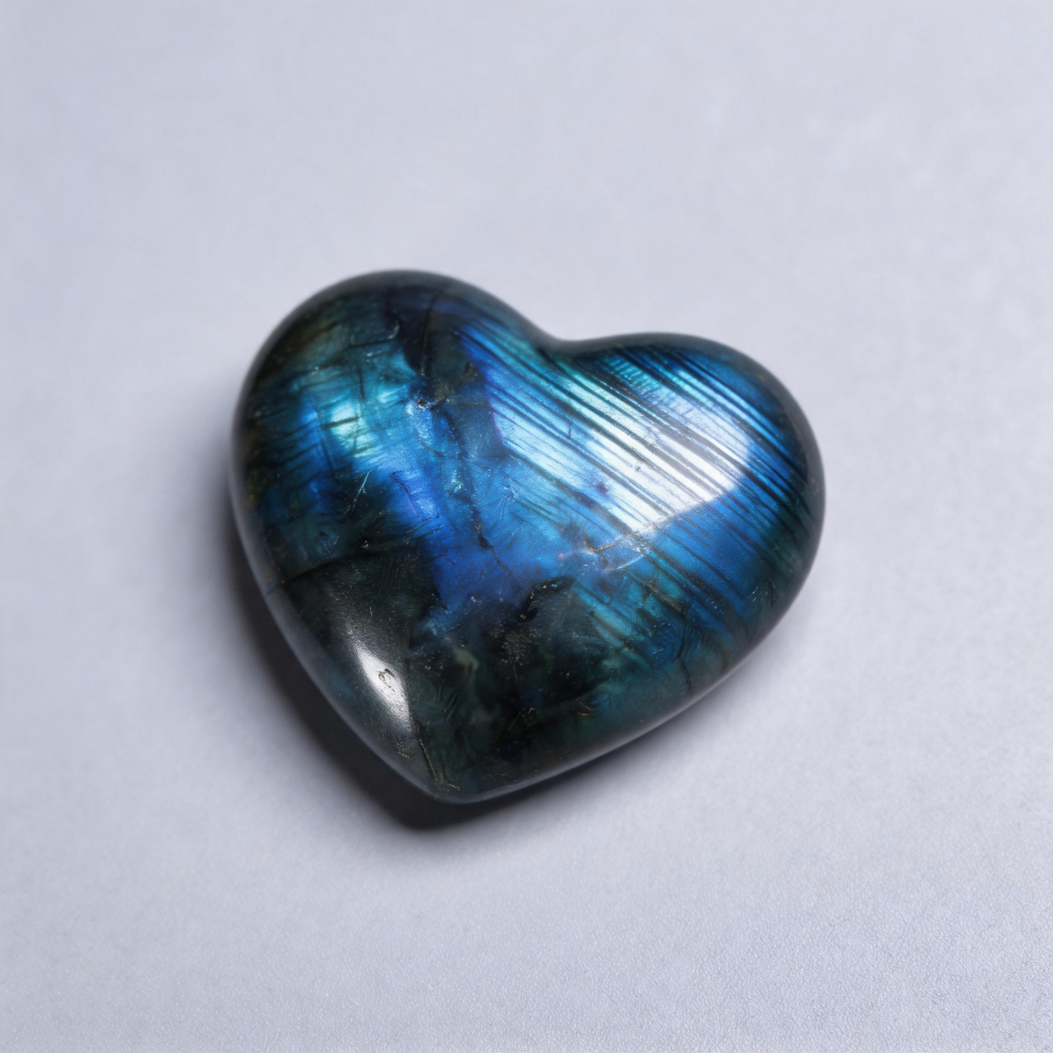 Moonstone Heart Crystal Cabochon