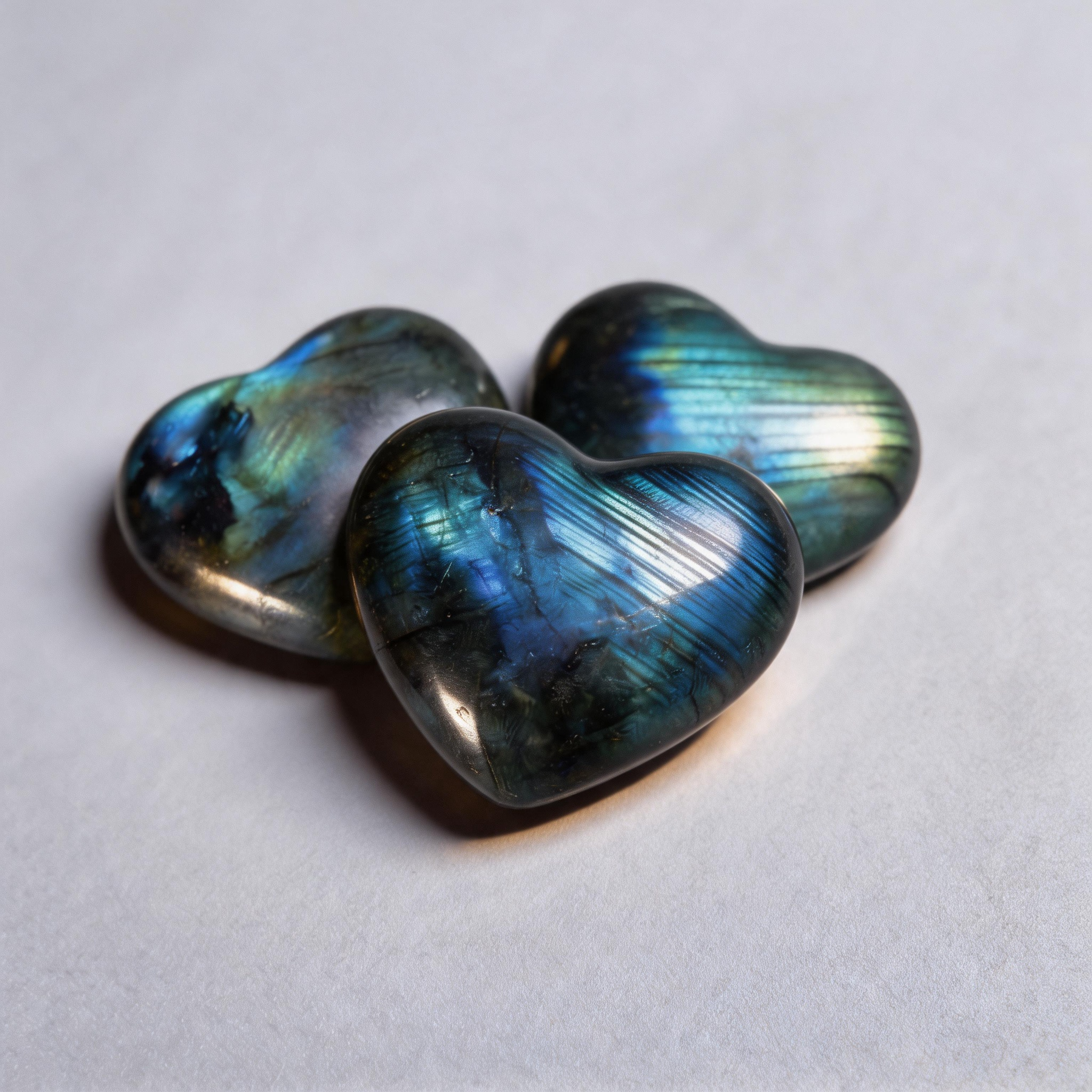 Moonstone Heart Crystal Cabochon
