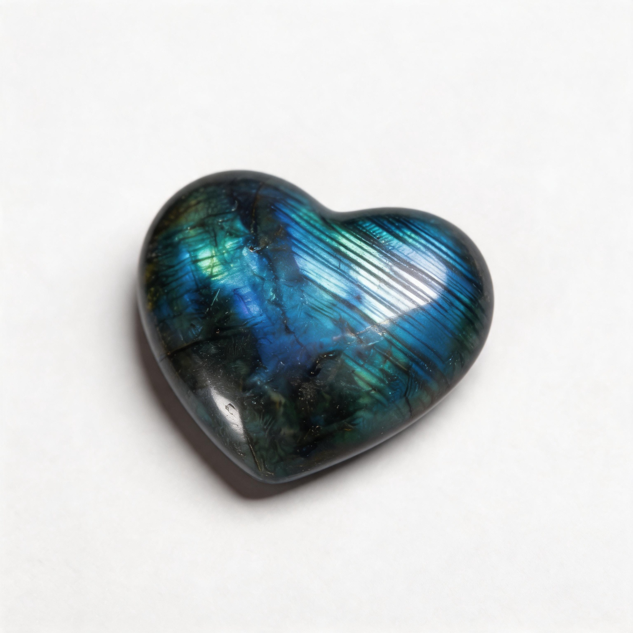 Moonstone Heart Crystal Cabochon
